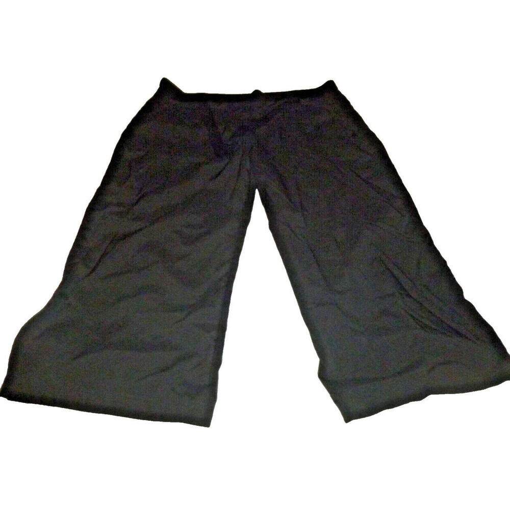 Adidas Pants Women's Relaxed Fit Athletics Capri Walking Hiking Black Large